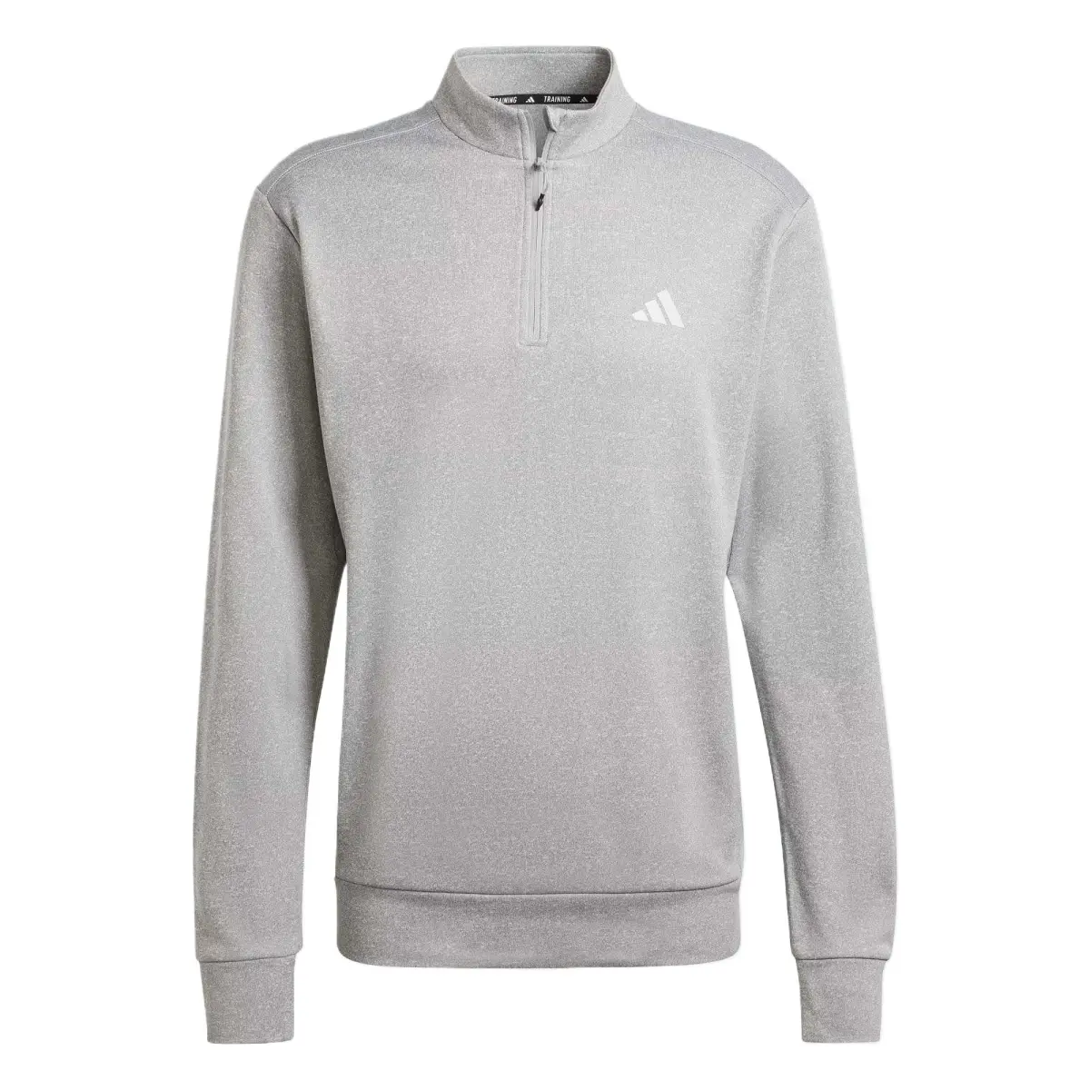 Adidas GAME And GO SMALL LOGO SWEATSHIRT Men's Medium Heather Gray/Black