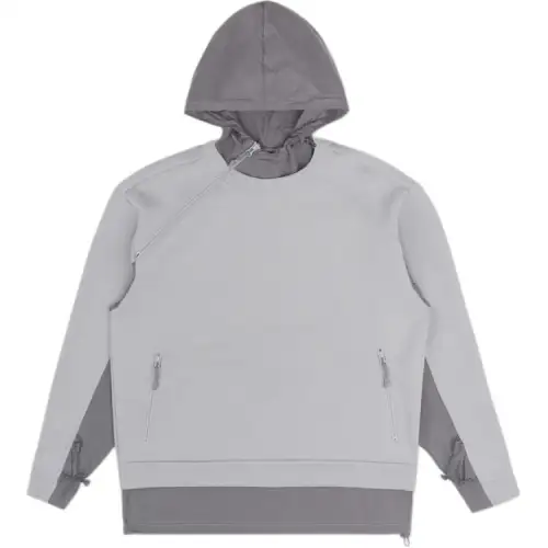 Converse Sweatshirts Men's Gray Hooded Moderate