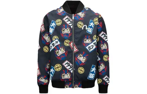 EVISU SS22 Jacket Men's Multicolor/Black