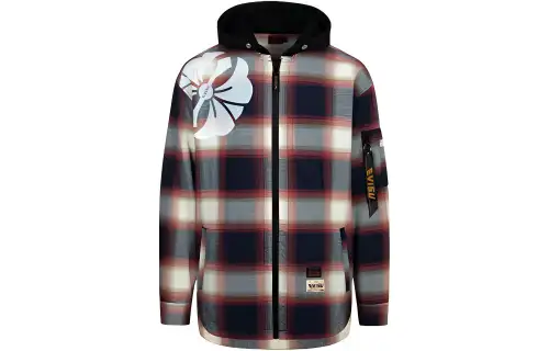 EVISU Shirts Men's Red Plaid Moderate