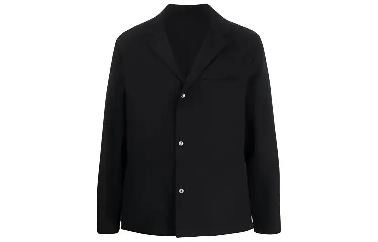 KENZO Jackets Men's Black Suit Collar Moderate Other