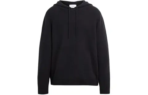 COACH Sweaters Men's Black Hooded Moderate Other