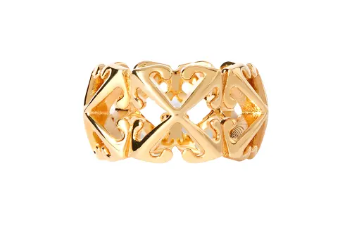 OFF WHITE Multi Arrow Logo Engraved Ring