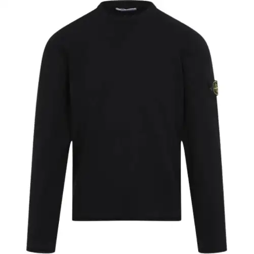 STONE ISLAND Logo Patch Crewneck Sweatshirt