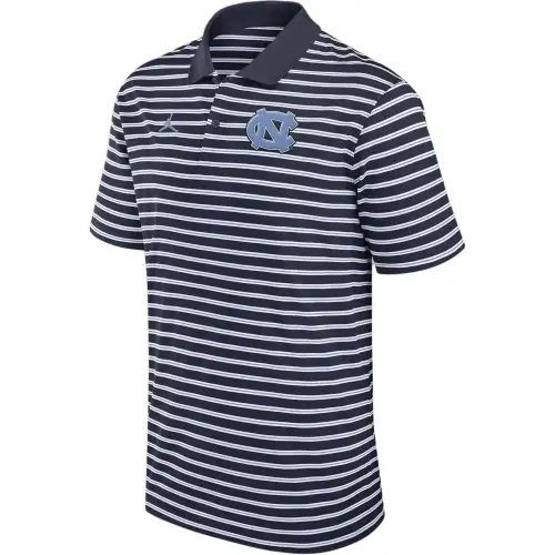 Jordan North Carolina Tar Heels Primetime Victory Striped Men's Jordan Dri-FIT College Polo
