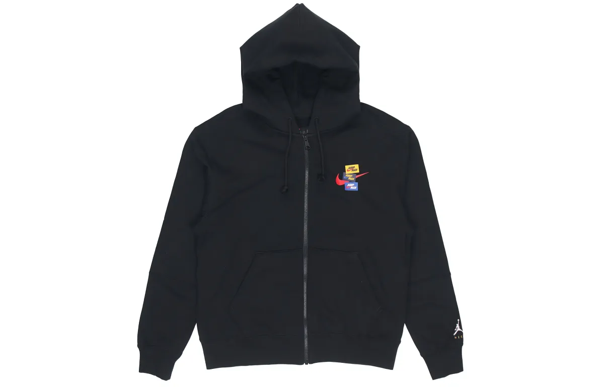 Jordan Air Jackets Men's Black Hooded (Non-detachable) Moderate Straight Fit