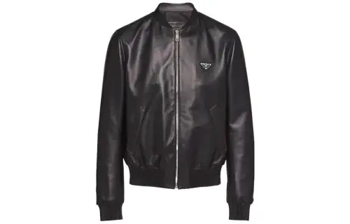PRADA Leather Bomber Jacket