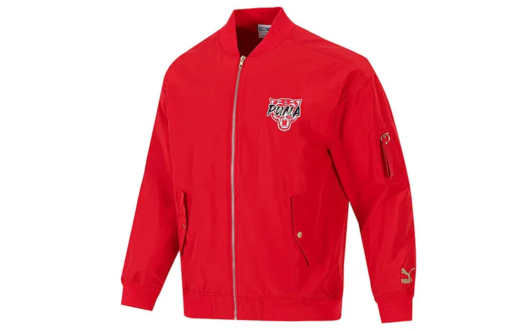 PUMA Jackets Men's Red Baseball Collar Moderate Other
