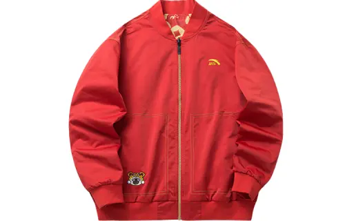 ANTA X My King Mansleep Life Collection Jackets Men's Red Baseball Collar Moderate Other