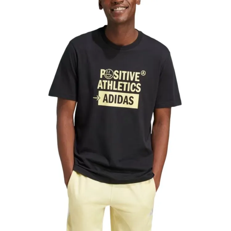 Adidas Free Shipping With AdiClub Lounge Verbiage Graphic Tee