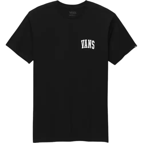 Vans School Team T Shirts Men's Black Crew Neck Moderate Straight Fit