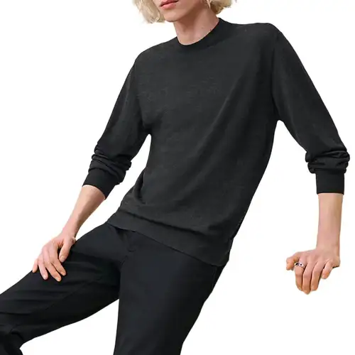 HERMES Sweater Men's Charcoal Gray