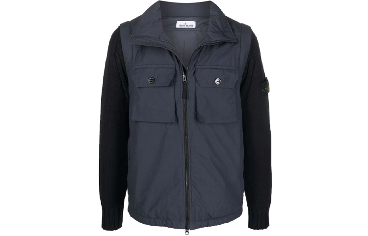 STONE ISLAND Removable Sleeves Padded Jacket