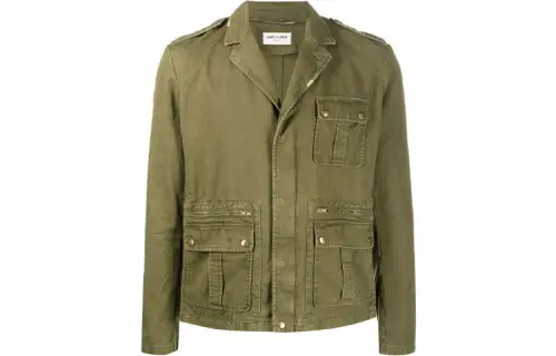 SAINT LAURENT Jackets & Coats Men's Green