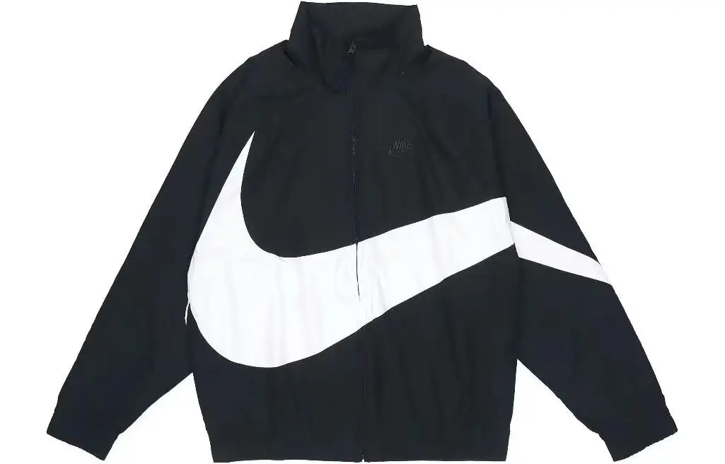 Nike Jackets Men's Black Stand Collar Moderate