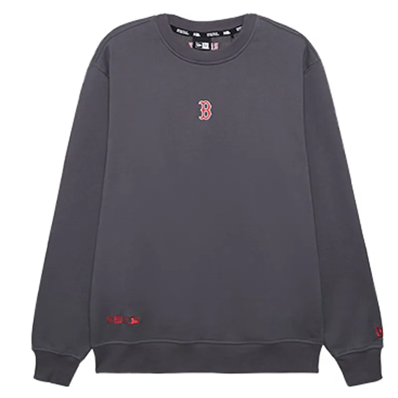 Boston Red Sox MLB Point Logo Dark Gray Sweatshirt