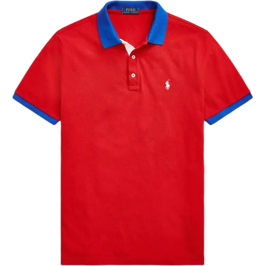 Polo Ralph Lauren Polo Shirt Custom Slim Fit Men's Red