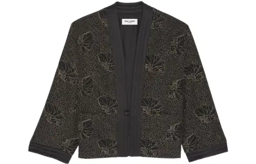 SAINT LAURENT SS22 Jackets & Coats Men's Black Gold