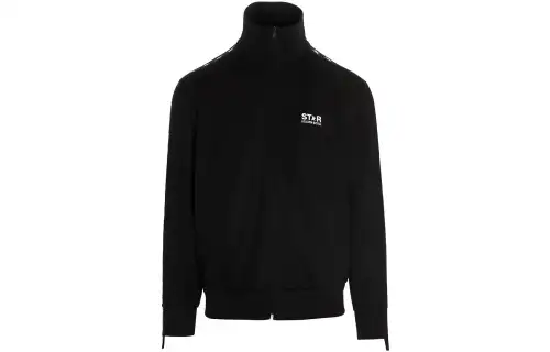 Golden Goose Deluxe Brand Star Tape Zipped Jacket