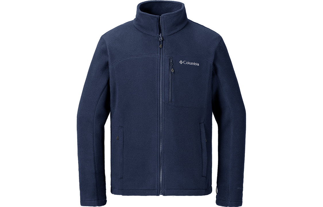 Columbia Hiking Fleece Clothing Men’s Navy Blue