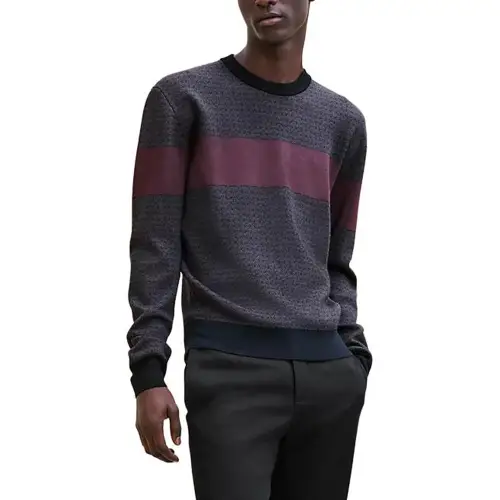 HERMES Sweater Men's Garnet Red