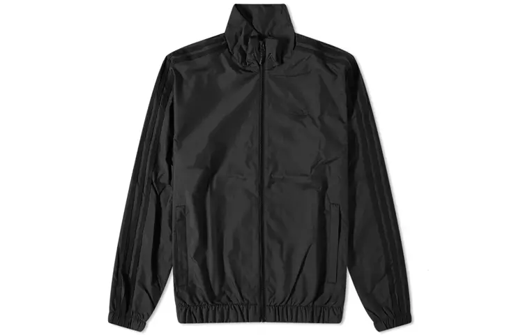 Adidas Originals Jackets Men's Black Stand Collar Moderate Instructor