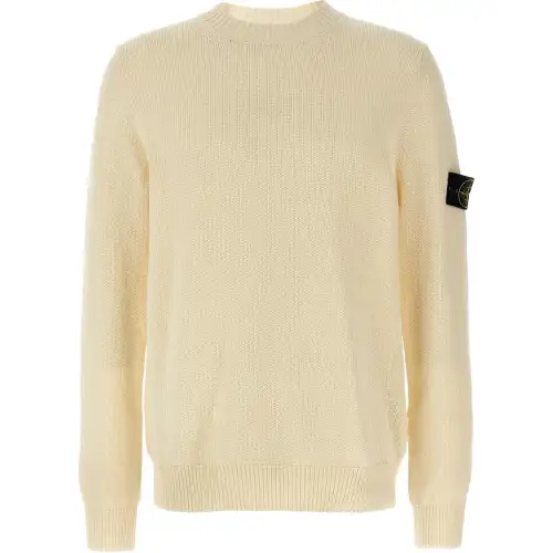 STONE ISLAND Logo Patch Crewneck Jumper