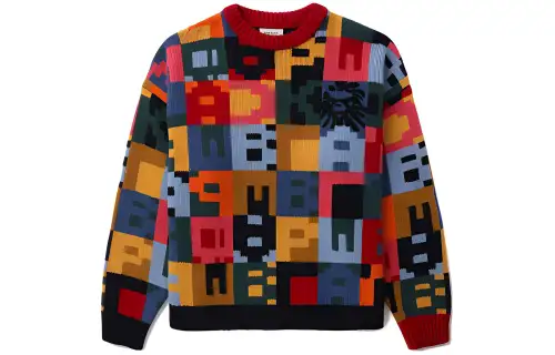 A BATHING APE Sweaters Men's Multicolor Crew Neck Moderate Other