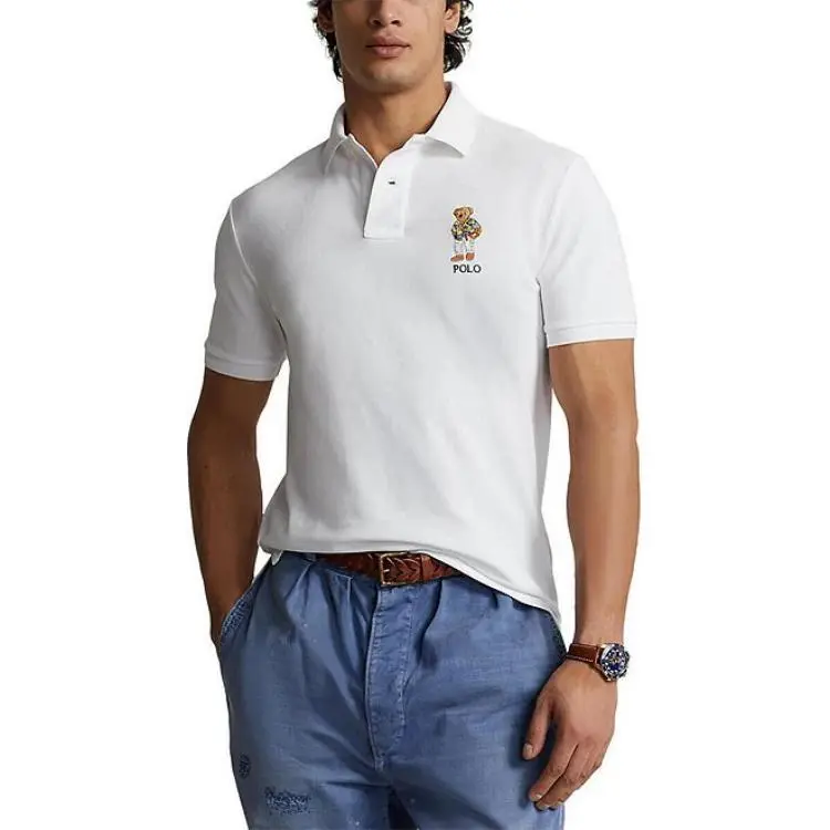 Polo Ralph Lauren Polo Bear Polo Shirt Men's White