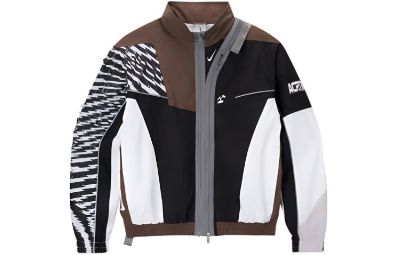 Nike Nike xACRONYM Joint Series Mesh Lined Stand Collar Sports Jacket US Version Men's Brown