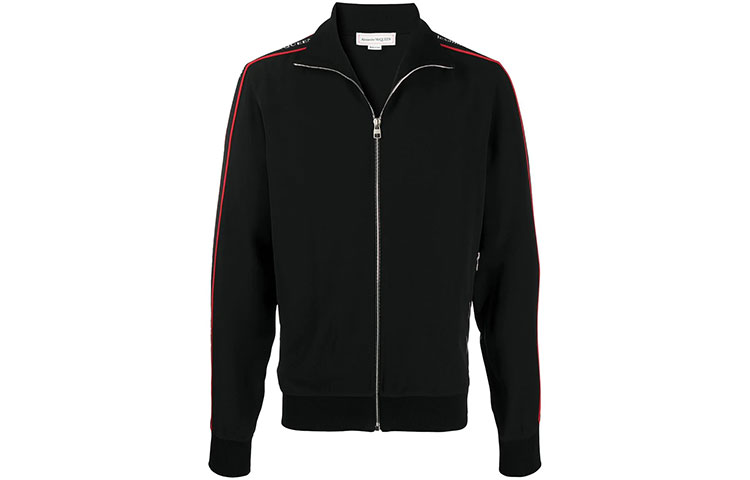Мужская куртка Alexander McQueen Logo (черная)