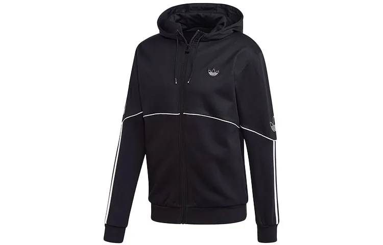 Adidas Originals Jackets Men's Black Hooded Moderate Other