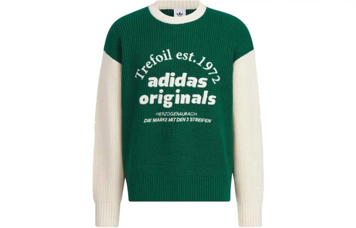 Adidas Originals Trefoil Sweater Unisex Forest Green