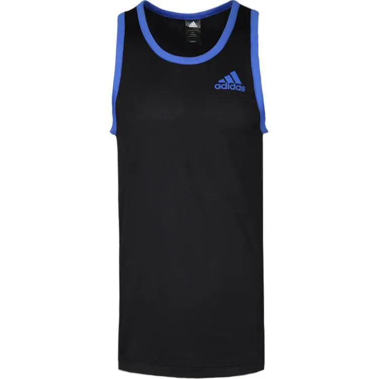 Adidas Tank Tops Men's Black Crew Neck Moderate Other