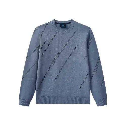 FILA Sweaters Men's Blue GY Crew Neck Moderate Other