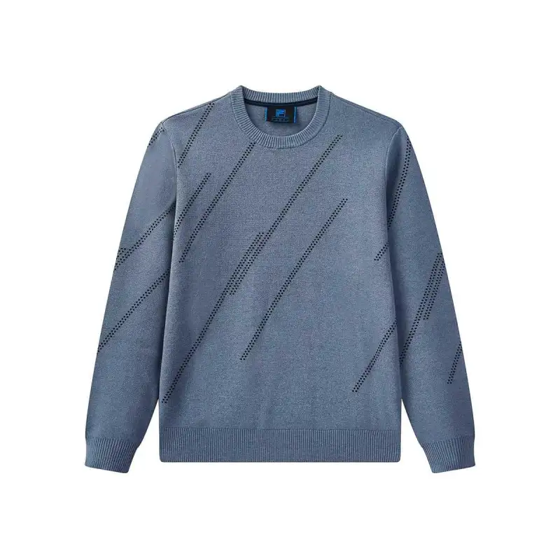FILA Sweaters Men's Blue GY Crew Neck Moderate Other