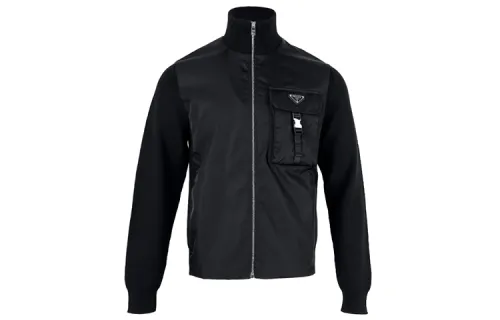 PRADA Jackets & Coats Men's Black