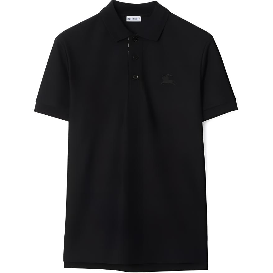 Мужская футболка Burberry Polo (черная)