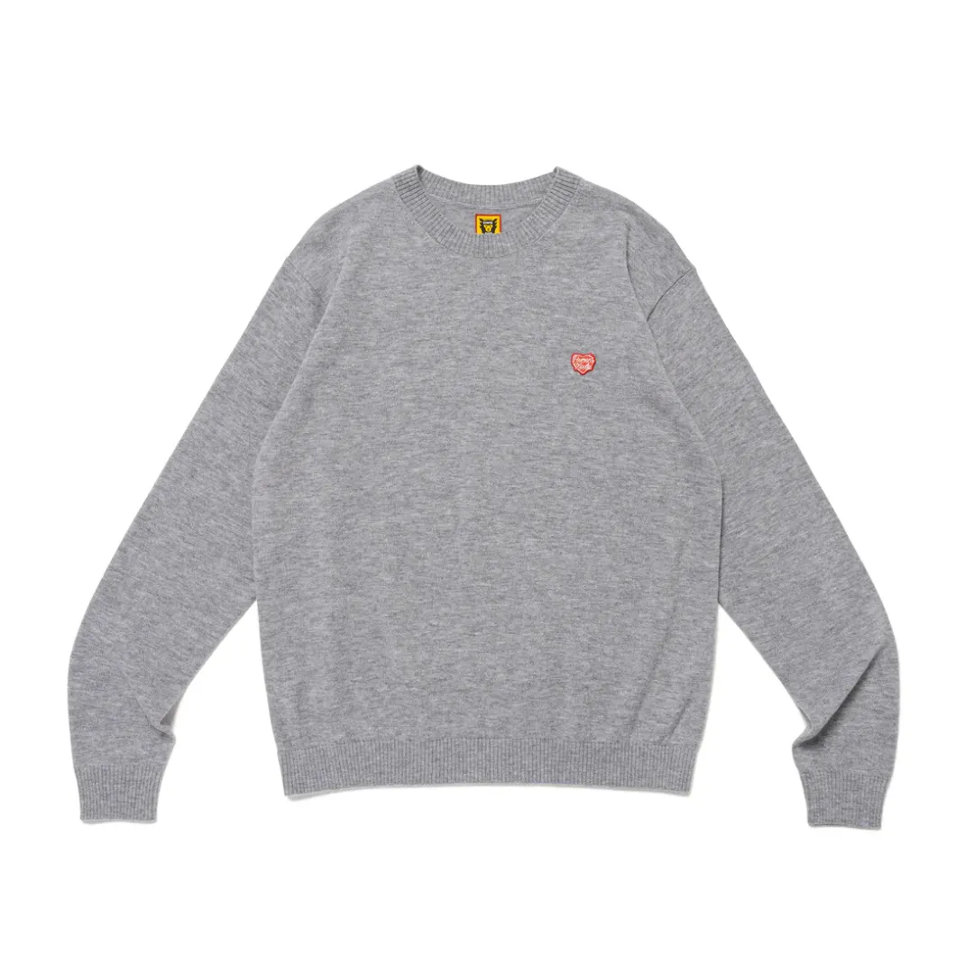 Human Made heart-logo wool sweater