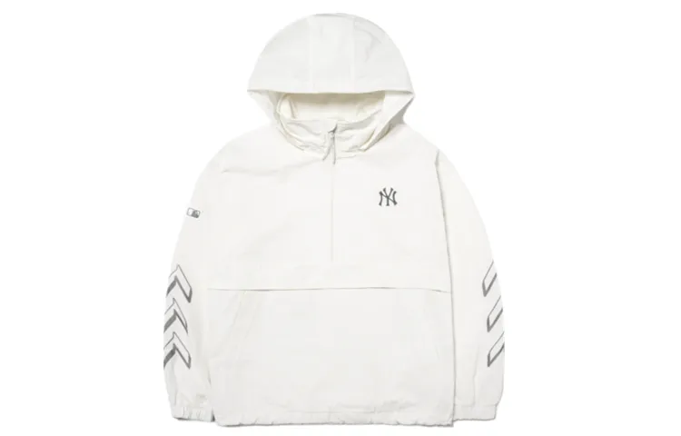MLB New York Yankees Jacket Unisex Ivory White