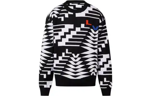 LOUIS VUITTON FW23 Knitwear Men's Black