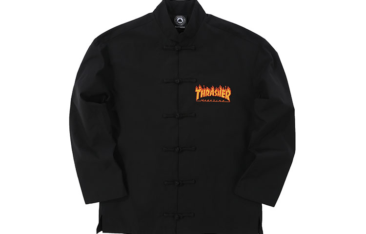 Куртка Thrasher Flame Tang Suit Jacket (черная)