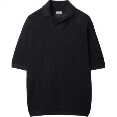 Burberry Polo Shirt Men's Black