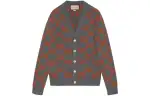 GUCCI Gg Supreme-jacquard Wool Cardigan