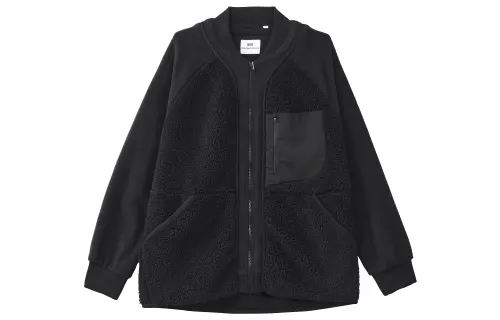 UNIQLO X White Mountaineering Fleece Oversized Longsleeve Jacket