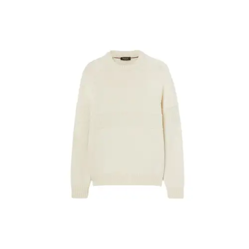 Loro Piana Sweaters Men's White Crew Neck Moderate Other