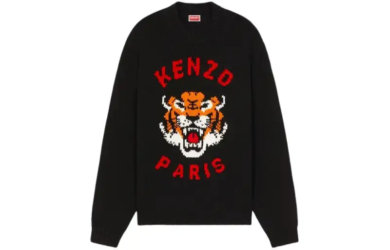 KENZO Lucky Tiger Crewneck Knitted Jumper