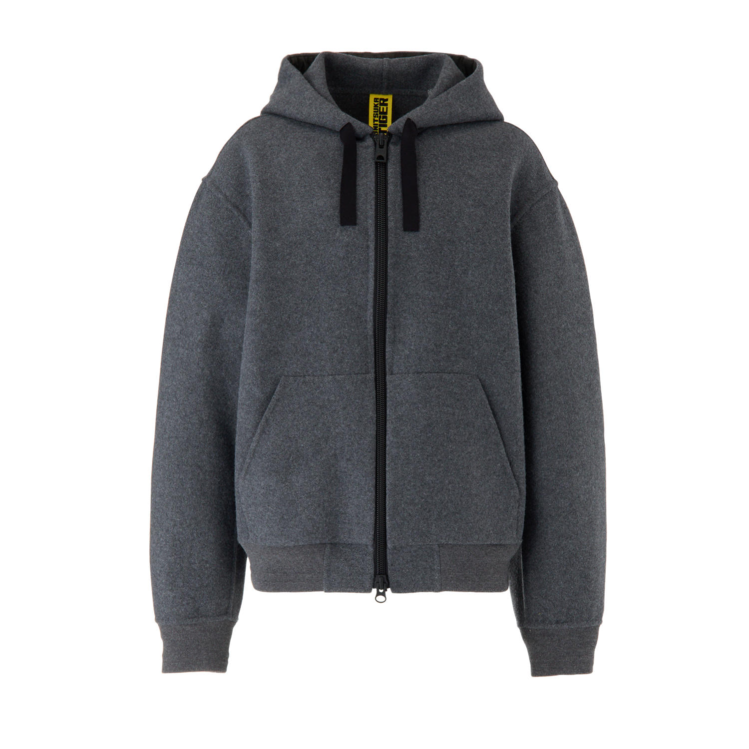 Мужское худи Onitsuka Tiger ZIP UP HOODIE (серое)