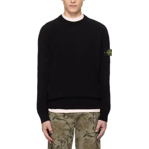 STONE ISLAND Compass Badge Crewneck Jumper