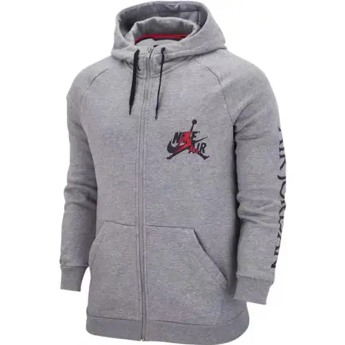Jordan Jackets Men's Gray Hooded Thickened Other